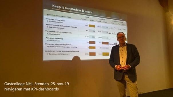 Gastcollege NHL Stenden "Navigeren met KPI-dashboards"